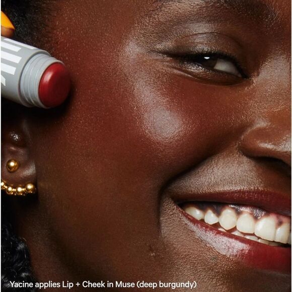 🌻 Milk Makeup Muse - Deep burgundy Lip + Cheek Cream Color New FullSz - Picture 5 of 8